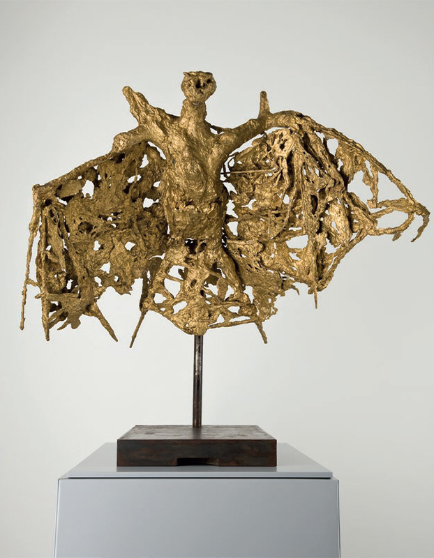 Germaine Richier : Germaine Richier. La Chauve-souris. 1946, bronze naturel nettoyé, 91 × 91 × 52 cm. Musée Fabre, Montpellier.